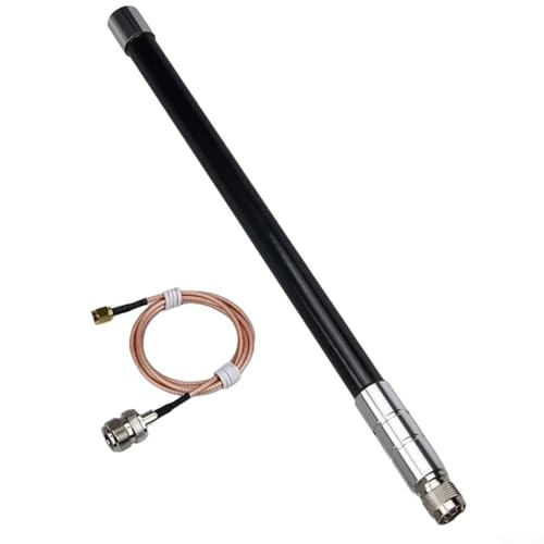 babominimer 8dBi de alta ganancia 900MHz-930MHz para exteriores para redes IoT y M2M de largo alcance, radomo de fibra de vidrio impermeable con N-macho a conector, cable RF