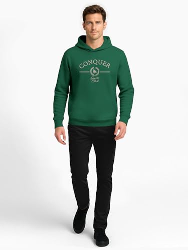 Image of BULLMER Trendy Cotton Blend Sweatshirt for Men | Stylish Full Sleeve Mens Sweatshirts & Hoodies for Winter Wear