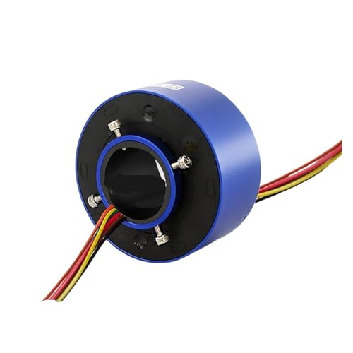 1 Pcs Ring Slip Ring 24612-way Collector Ring Conductive Ring Through Hole Slip Ring(Inner 38.1mm Outer 93mm - 6 Way 10A)