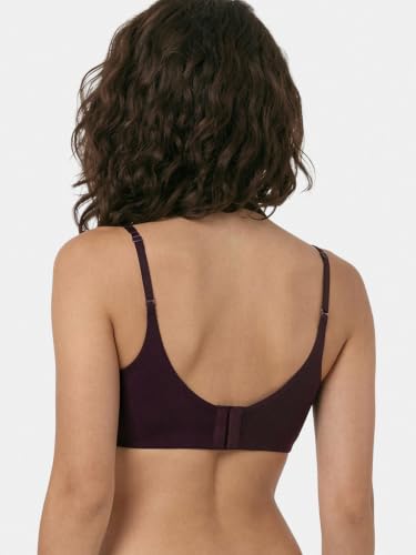 Image of Enamor Bamboo Cotton A077, Side Support, Everyday Women's T-Shirt Bra - 3X Softer, 4X More Absorbent, Antimicrobial, Padded, Wirefree, Full Coverage