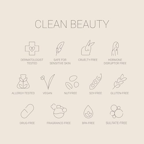 No Makeup Makeup Long-Lasting Lightweight Foundation & Brush Duo | Cruelty-Free, Fragrance-Free, Buildable, Transfer-Proof Liquid Makeup (Deep) - Image 7