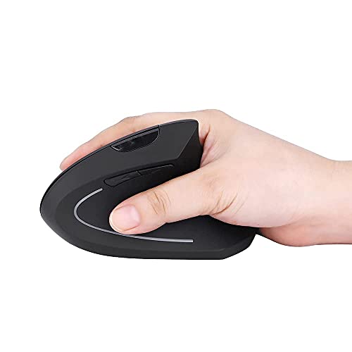 Image of 2.4GHz Wireless Vertical Ergonomic Mouse and Keyboard Combo Ultra-Thin Portable Size for PC Desktop Computer Laptop Mac Tablet