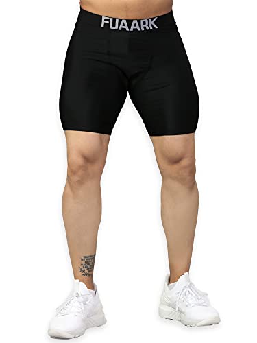 Image of Compression Men's Shorts Tights (Nylon) Skins for Gym, Running, Cycling, Football, Tennis, Badminton & More