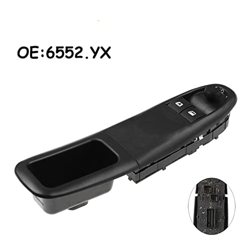 Interrupteur de lève-vitre électrique Peugeot 406 console commande boutons 6552YX - 3