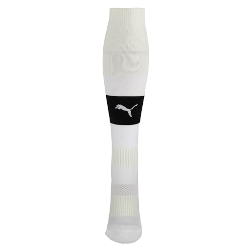 PUMA Kids Boys Power Tech Knee High Socks Soccer Cleats - White2