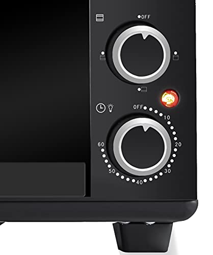 Sytech Elektrische oven, 60 liter, convectie, licht, 2000 W, zwart - Image 6