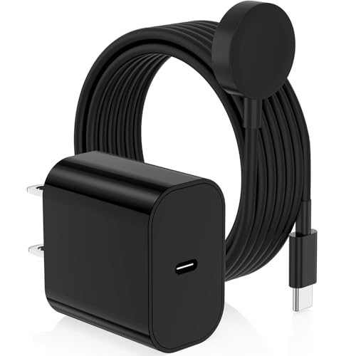 Image of Apple Watch Charger, [ MFi Certified ] iPhone Magnetic iWatch Charger to 6ft USB C Fast Charging Cable Cord Long and Type C Wall Charger Block Plug for iWatch Series 11 /10 /9 /Ultra /8 /7 /SE /SE2 /6 /5 /4 /3 /2