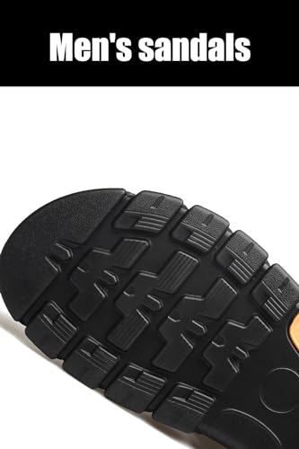 Kervaky Men's summer breathable sandals, beach shoes, comfortable casual sandals, wear-resistant and non slip, fashionable and trendy3