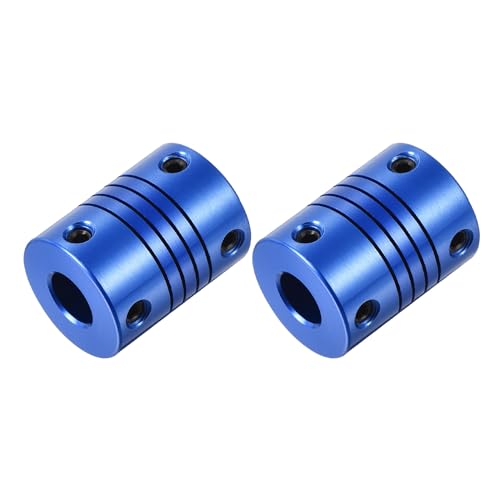Coupleur flexible 8mm à 10mm L25 D19 pour corriger l'alignement des axes de moteurs