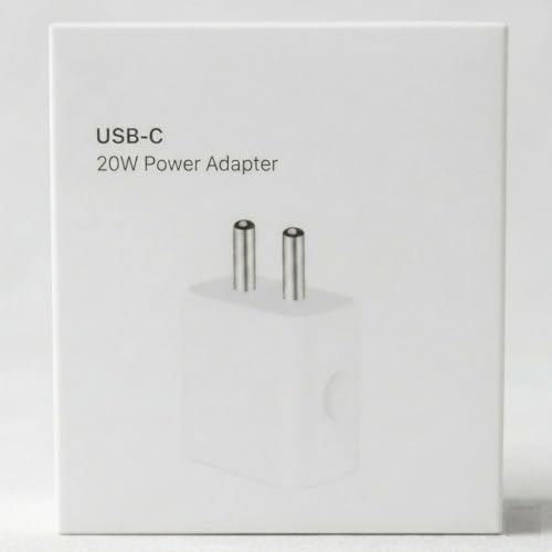 Image of Asonn 20W USB Type-C Fast Charging Adapter for iPhone 15 /16, White, PD Technology, Compact Travel Charger