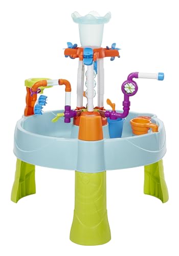 Little Tikes Flowin’ Fun Water Table - Kids’ Outdoor Water Playset with Interchangeable Pipes, Faucets, Tower & Accessories - Encourages Creativity & Sensory Exploration - Ideal for Ages 2 to 5 Years - image 5