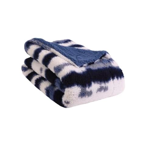 Life Comport Sherpa Fleece Throw (Blue) Cover