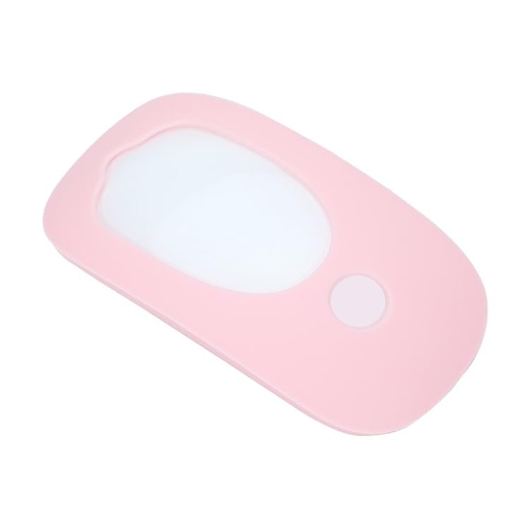Image of RAYA Silicone Case Cover for Apple Magic Mouse 1 /2, Shockproof & Scratchproof, Light Pink