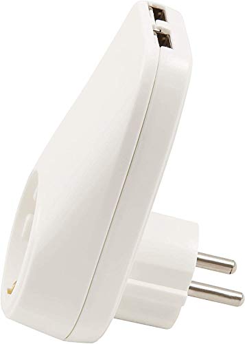 MC POWER 1530592 USB-adapter stopcontact/tussenstekker