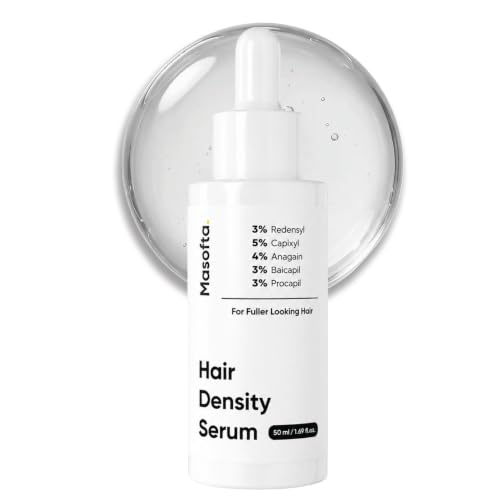 Masofta Hair Growth Serum with 3% Redensyl, 5% Capixyl, 4% Anagain, 3% Procapil & 3% Baicapil, 1.69 fl.oz./50ML