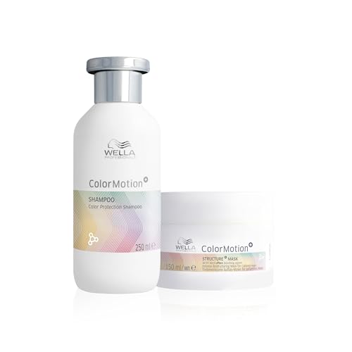 Wella Professionals Pack Color Motion, Protector del color, Cabello teñido, Champú (250ml) + Mascarilla (150ml)