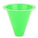 Luatoxry 10Pcs Soccer Cones Kit, 3.35 x 3.35in Cones for Sports Training, PE Small Cones for Sports with Flat Square Bottom, Mini Soccer Training Cone Barriers Set, Green