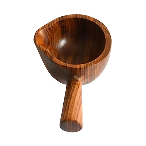 COLLBATH Food Sauce Dish Mini Vinegar Plate Creamer Pitcher Mini Syrup Pitcher Dipping Sauce Dishes Milk Pitcher Mini Tasting Dishes Seasoning Dish Condiment Bowls Wooden Sauce Dish