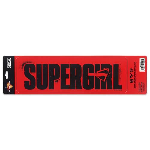 Image of Supergirl: Woman of Tomorrow Logo Adhesive Vinyl Decal - Bold Supergirl Sticker for Car or Laptop