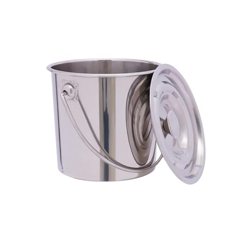 SdaryWare Edelstahleimer 6L mit Deckel