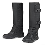 Shophubio Polainas de senderismo al aire libre para hombres y mujeres, protectores de piernas impermeables a prueba de serpientes con forro de polipropileno, polainas resistentes a las espinas para