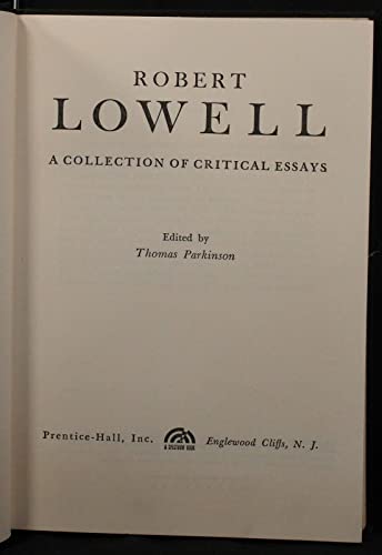 Robert Lowell B000NO002Q Book Cover