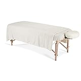 EARTHLITE Flannel Massage Table Sheet Set DURA-LUXE – Durable, Soft, Luxurious Comfort,...