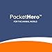 Pocket Hero™ ISO Microchip Scanner for Pets, Compact, Rechargeable Reader with Bright Display, USB Cable and Test Chip Included