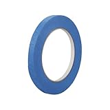 Adhesive Paper Masking Tape,Blue Tape for Painters Arts DIY Crafts Painting Labeling Decoration School Projects Home Office (0.19 * 1968 inch)