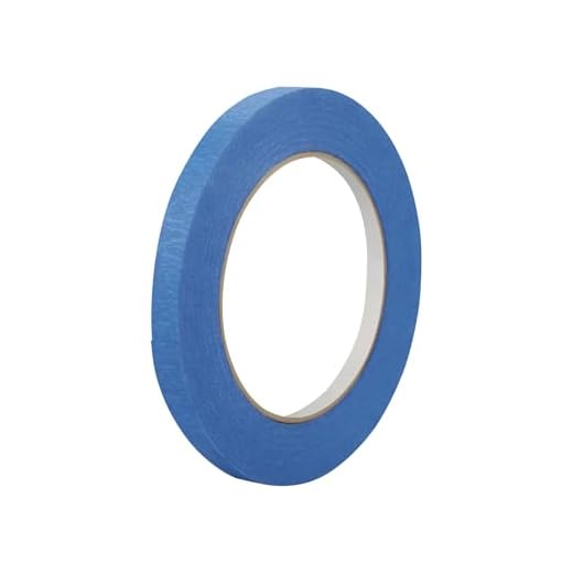 Adhesive Paper Masking Tape,Blue Tape for Painters Arts DIY Crafts Painting Labeling Decoration School Projects Home Office (0.19 * 1968 inch)