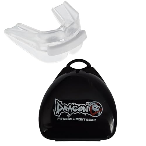 Protège-dents double transparent Dragon do adulte boxe