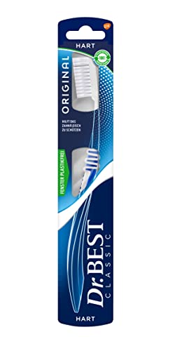 Dr.Best - Cepillo de dientes de alta profundidad para una limpieza profunda entre los dientes con perfil curvado, 1 unidad