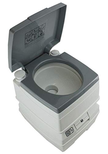 TS-TOILET-5 5 Gallon Flushable Portable Outdoor Toilet With Removable Holding Tank