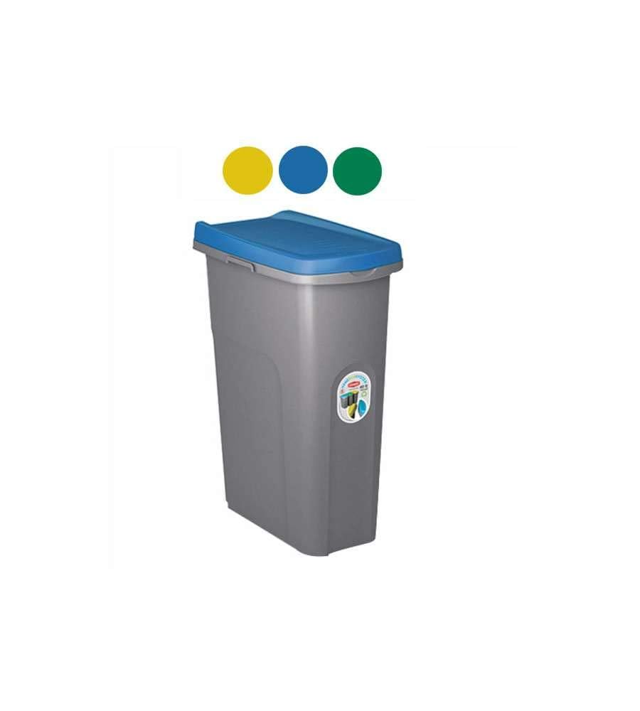 Stefanplast Blue Rubbish Bin, 15 L