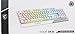 MSI Vigor Backlit RGB Dedicated Hotkeys Anti-Ghosting Mechanical Feel Gaming Keyboard (Vigor GK30 White US)
