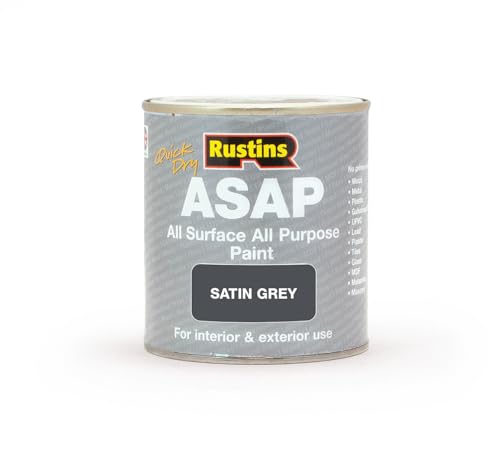 RUSTINS ASAP Paint, Grey, 1 L (Pack of 1)