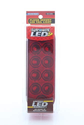 Optronics Luz LED Ovalada Sellada 6" Lente Roja miniatura 5