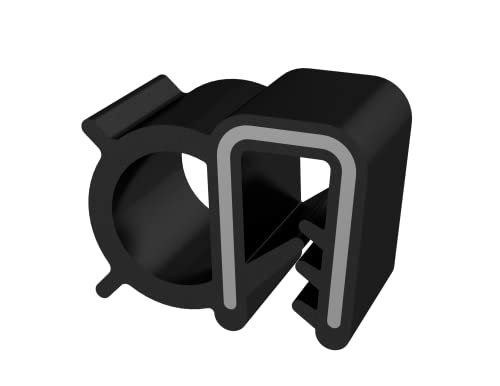 Dichtprofil-Dichtungsprofil -Kofferraumdichtung-Gummi Schwarz KB 1-3 mm EPDM Kederband Cover