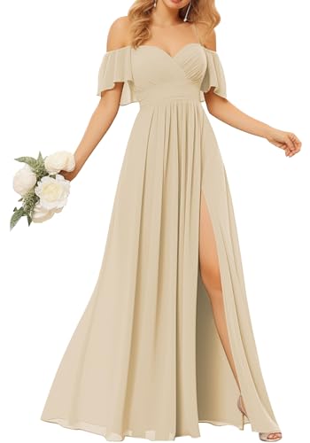 TANPAUL Damen Abendkleider Elegant Chiffon...