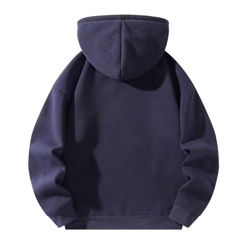Men's Hoodies Oversized Quarter Zip Fleece Warm Soft Hooded Sweatshirt Trendy Long Sleeve Casual Comfy Pullover Tops2