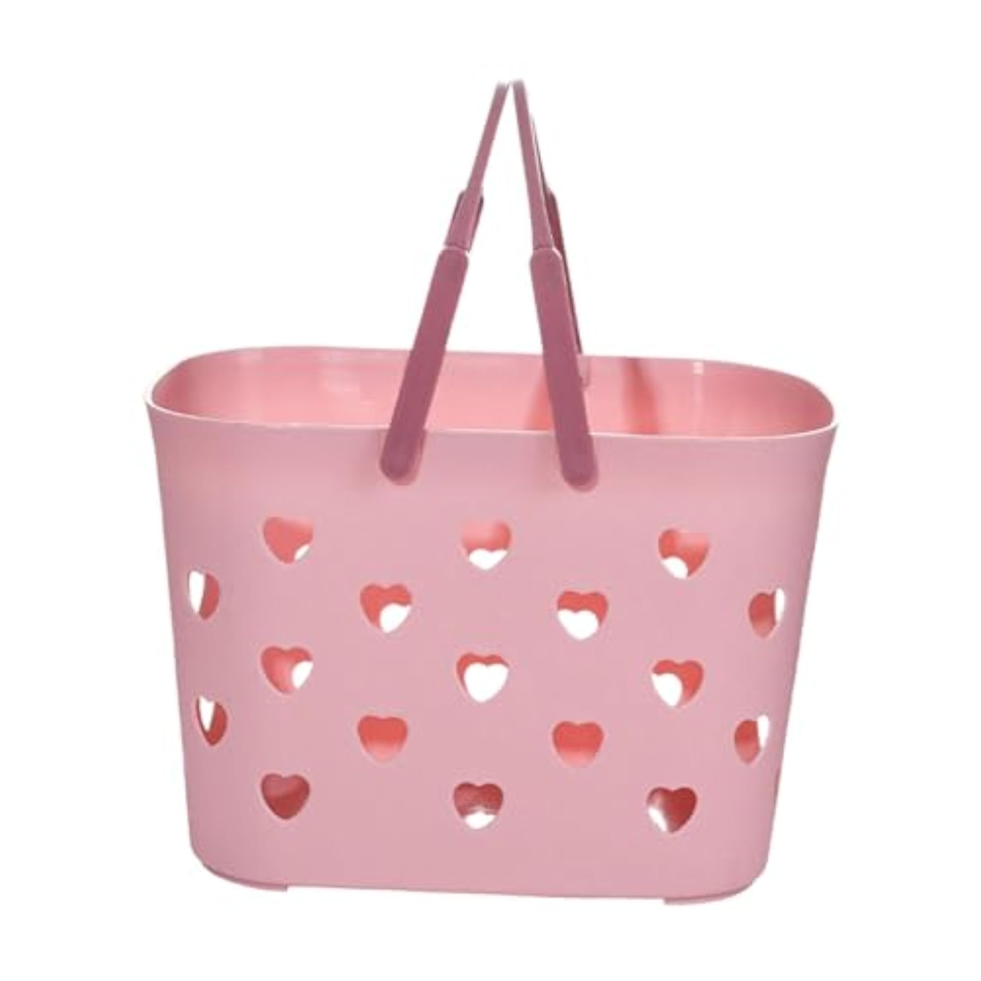 Women's Waterproof Beach Tote Bag with Heart Design