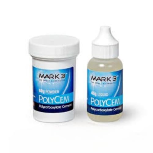 Mark3 5350 PolyCem Polycarboxylate Cement 60gm Powder & 40gm Liquid
