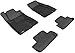 3D MAXpider Custom Fit Kagu Floor Mat (Gray) for 2005-2009 Ford Mustang - 1ST Row 2ND Row