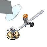 Glasschneider Für Kreise - Mit Saugnapf Und 360 Grad Drehbar,Werkzeug Zum Schneiden Runder Glasstücke - Für Kunstprojekte Heimwerkerprojekte Sowie Spiegel- Und Fensterinstallation Glasarbeiten