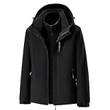 Imperméable : avec le revêtement hydrofuge professionnel, les vestes de pluie imperméables, la fermeture éclair sans couture et la fermeture coupe-vent réglable, vous pouvez faire de la randonnée, du ski ou du snowboard même les jours de pluie