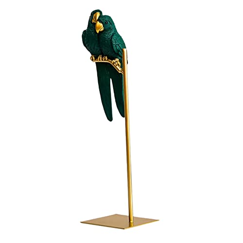 Figurine décorative de perroquet ara en résine : statue de table