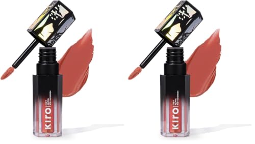 Image of Kiro Velvet Souffle Soft Matte Liquid Lipstick - Rusty Peony, 5ml | Hydrating, Weightless Mousse Texture | High-Pigment, Long-Lasting Matte Finish (Pack of 2)