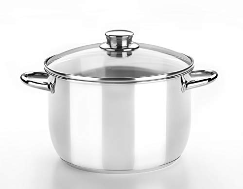 MONIX Optima Batería de 9 Piezas, Acero Inox, Apta para Todo Tipo de Cocina e Inducción, 18/10 - imagen 2