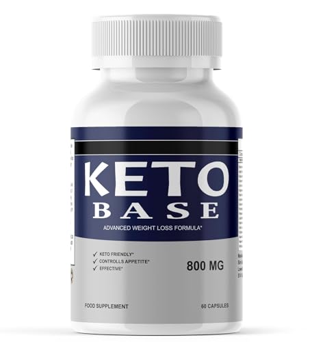 Keto Base Weight Management Capsules – All-Natural Vegan Supplement with Cinnamon Bark, Biotin, Guggul Extract, Weight Management Support, 60 Capsules, Slim Warriors