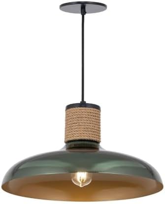 Maxim Lighting 22494JU Bingham - 1 Light Large Pendant-8.5 Inches Tall and 17 Inches Wide, Finish Color: June Bug